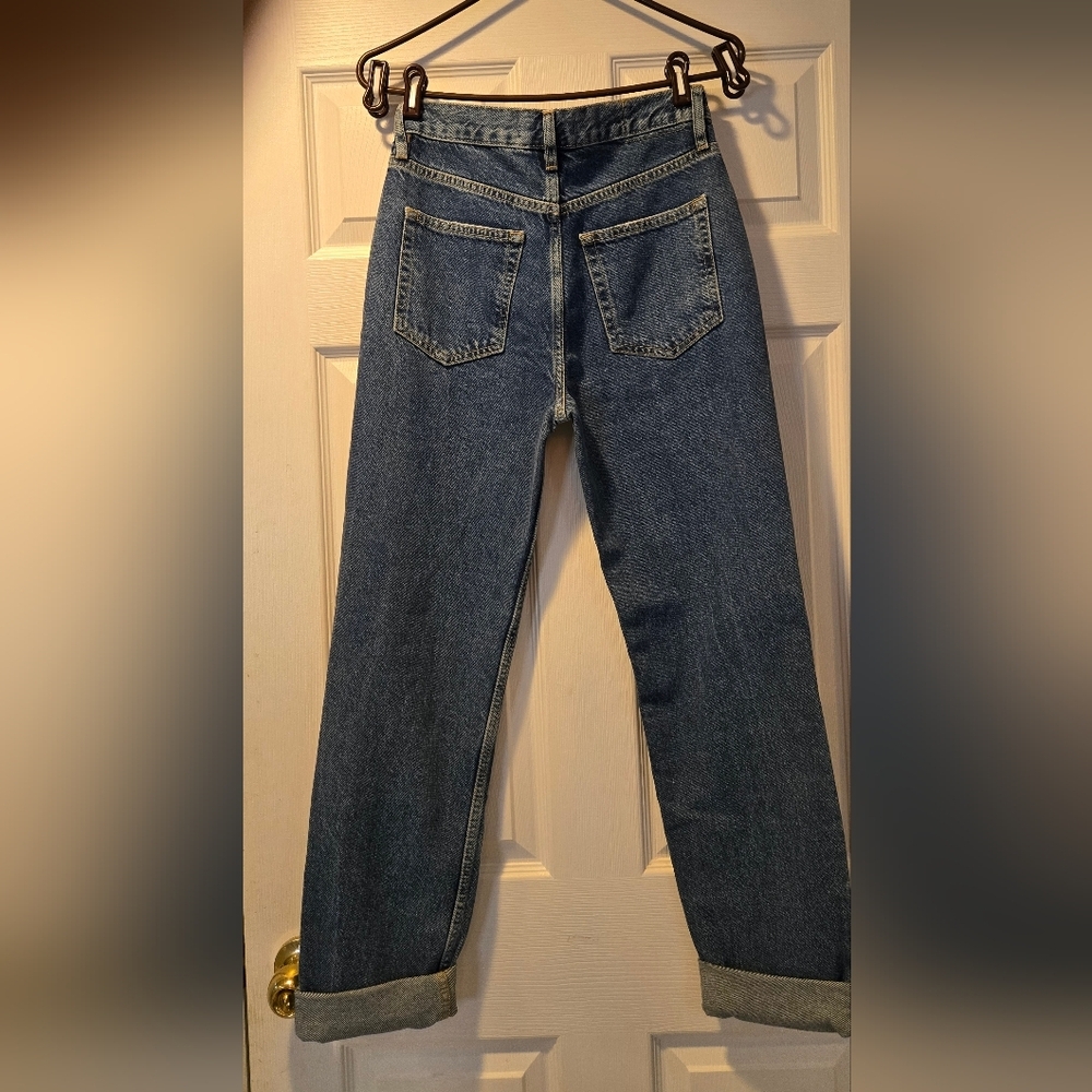 NWT Free People Blue Denim Jeans - Picture 2 of 2